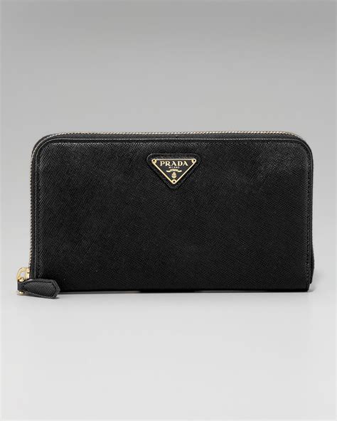 zipper prada|prada zip around wallet.